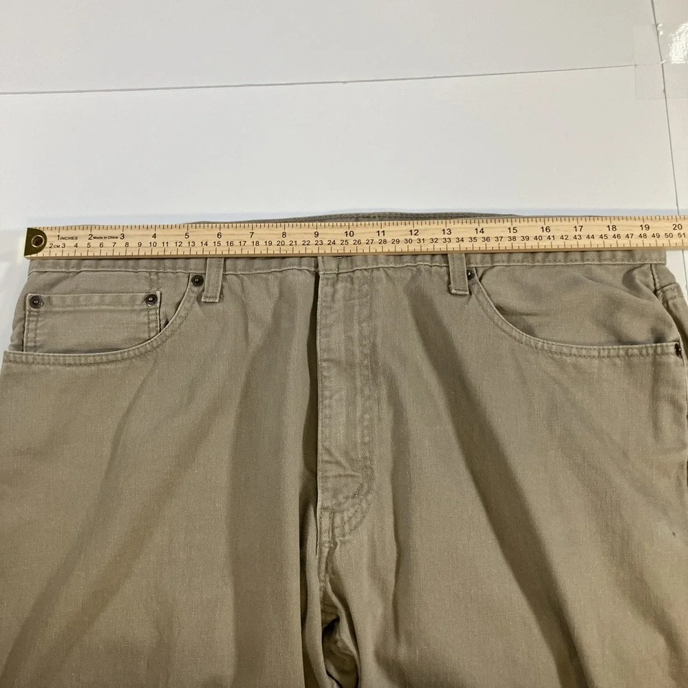 Levi's 559 Jeans Men's 40x32 Khaki Tan Relaxed Straight Leg 100% Cotton